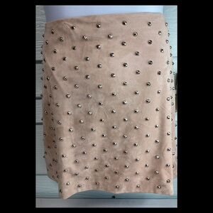 Forever 21 Pink Embellished Mini Pencil Skirt